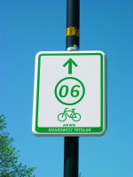 knooppunten bordje fietsroutes